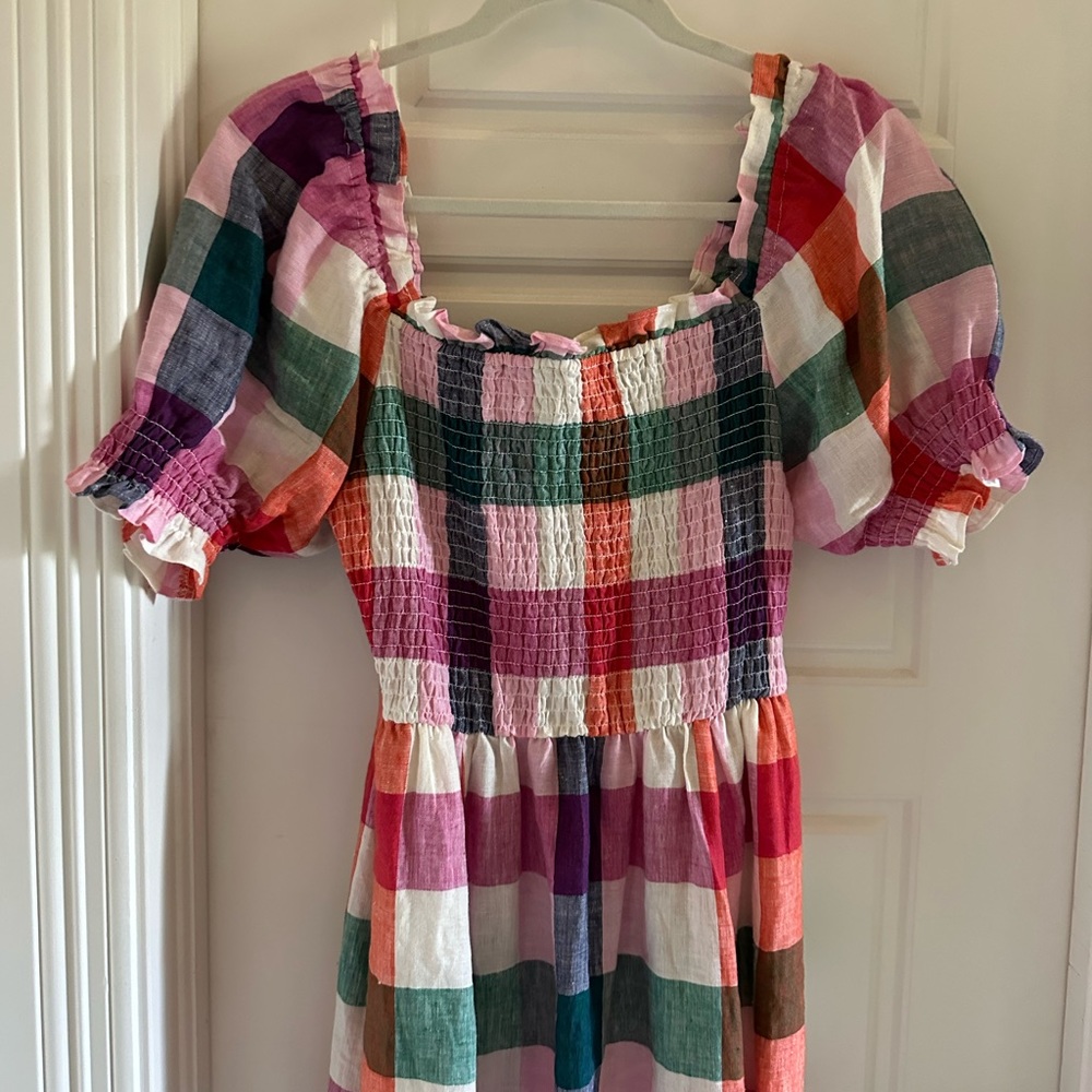 Boden Plaid Dress